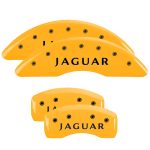 ⁦Set Of 4 Caliper Covers Engraved Front Jaguar Engraved Rear Jaguar 2011 2010-2017 Jaguar XF MGP Caliper Covers⁩ - الصورة ⁦3⁩