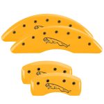 Set Of 4 Caliper Covers Engraved Front And Rear Leaper 2020-2020 Jaguar E-Pace MGP Caliper Covers - Image 3