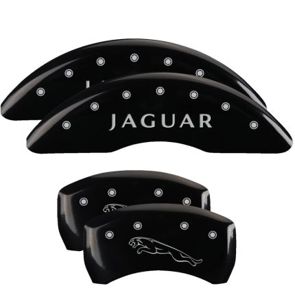 Set Of 4 Caliper Covers Engraved Front Jaguar Engraved Rear Leaper 2011 2020-2020 Jaguar F-Type MGP Caliper Covers