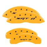 Set Of 4 Caliper Covers Engraved Front And Rear Srt8 2005-2010 Jeep Grand Cherokee MGP Caliper Covers - Image 3