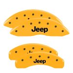 Set Of 4 Caliper Covers Engraved Front And Rear Jeep 2003-2004 Jeep Grand Cherokee MGP Caliper Covers - Image 3