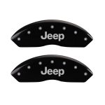 Front Set 2 Caliper Covers Engraved Front Jeep 1997-2006 Jeep Wrangler MGP Caliper Covers