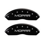 Front Set 2 Caliper Covers Engraved Front Mopar 1997-2006 Jeep Wrangler MGP Caliper Covers