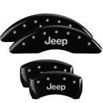 Set Of 4 Caliper Covers Engraved Front And Rear Jeep 2014-2023 Jeep Cherokee 17 inches
