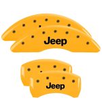 Set Of 4 Caliper Covers Engraved Front And Rear Jeep 2014-2023 Jeep Cherokee 17 inches - Image 3