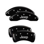 Set Of 4 Caliper Covers Engraved Front And Rear Jeep 2017-2024 Jeep Compass MGP Caliper Covers