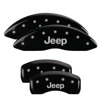 Set Of 4 Caliper Covers Engraved Front And Rear Jeep 2020-2023 Jeep Gladiator MGP Caliper Covers