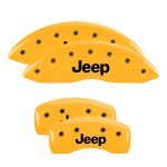 Set Of 4 Caliper Covers Engraved Front And Rear Jeep 2020-2023 Jeep Gladiator MGP Caliper Covers - Image 3