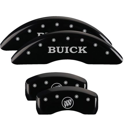 Set Of 4 Caliper Covers Engraved Front Buick Engraved Rear Buick Shield 2008-2017 Buick Enclave MGP Caliper Covers