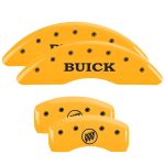 ⁦Set Of 4 Caliper Covers Engraved Front Buick Engraved Rear Buick Shield 2008-2017 Buick Enclave MGP Caliper Covers⁩ - الصورة ⁦3⁩
