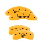 ⁦Set Of 4 Caliper Covers Engraved Front Buick Engraved Rear Buick Shield 2000-2005 Buick LeSabre MGP Caliper Covers⁩ - الصورة ⁦3⁩