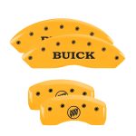 ⁦Set Of 4 Caliper Covers Engraved Front Buick Engraved Rear Buick Shield 2016-2020 Buick Envision MGP Caliper Covers⁩ - الصورة ⁦3⁩