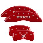 ⁦Set Of 4 Caliper Covers Engraved Front Buick Engraved Rear Buick Shield 2014-2017 Buick Regal MGP Caliper Covers⁩ - الصورة ⁦2⁩