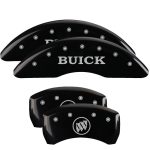 Set Of 4 Caliper Covers Engraved Front Buick Engraved Rear Buick Shield 2018-2020 Buick Enclave MGP Caliper Covers