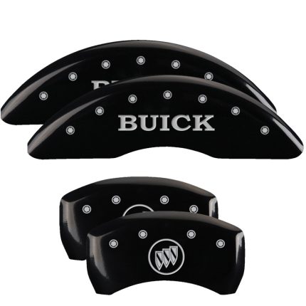 Set Of 4 Caliper Covers Engraved Front Buick Engraved Rear Buick Shield 2018-2020 Buick Enclave MGP Caliper Covers