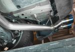 Honda Civic Cat-Back Exhaust Burnt Blue Tip For 22+ 1.5T Honda Civic Stillen - Image 6