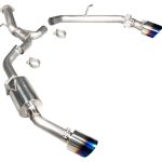 Hyundai Elantra N Axle Back Exhaust System Burnt Stainless Steel Tip For 22-Pres Hyundai Elantra N Stillen
