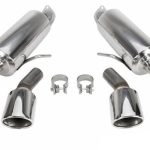 Infiniti Q50 2.0t Axle Back Exhaust System w/ Polished Tips For 16-18 Infiniti Q50 2.0t Stillen