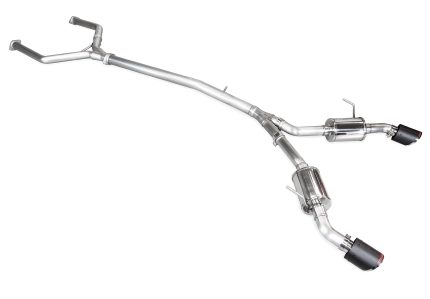 Infiniti Q50 3.0t Cat Back Exhaust w/ Carbon Fiber Tips For 16-24 Infiniti Q50 3.0t Stillen