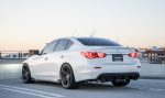 ⁦Infiniti Q50 3.0t Cat Back Exhaust System w/ Polished Tips 16-24 Infiniti Q50 3.0t Stillen⁩ - الصورة ⁦7⁩