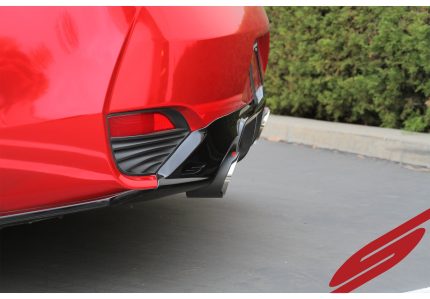Infiniti Q60 3.0t Cat-Back Exhaust System Carbon Tips 17-22 Infiniti Q60 3.0t Stillen