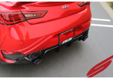 Infiniti Q60 3.0t Cat-Back Exhaust System Burnt Tips for 17-22 Infiniti Q60 3.0t Stillen