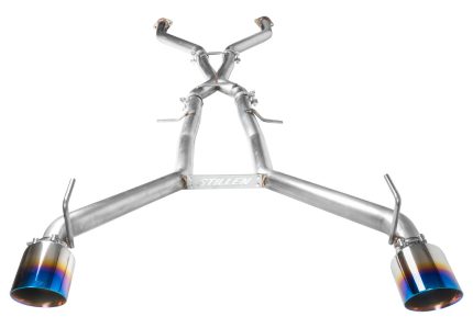 Nissan Z Cat Back Exhaust Competition Series Burnt Blue For 2023-2027 Nissan Z Stillen