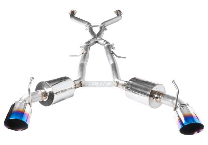 Nissan Z Cat Back Exhaust Street Series Burnt Blue Tip For 2023-2027 Nissan Z Stillen