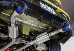 ⁦Nissan Z Cat Back Exhaust Street Series Burnt Blue Tip For 2023-2027 Nissan Z Stillen⁩ - الصورة ⁦2⁩