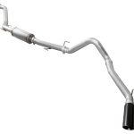 24-Present Toyota Tacoma Side Exit Cat Back Exhaust with Black Tip Stillen