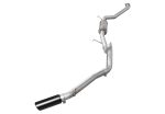 24-Present Toyota Tacoma Side Exit Cat Back Exhaust with Black Tip Stillen - Image 2