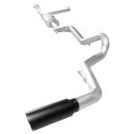 Tundra Cat Back Exhaust System Black Stainless Steel Tip For 22-Pres Toyota Tundra Stillen