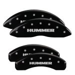 Set Of 4 Caliper Covers Engraved Front And Rear Hummer 2003-2009 Hummer H2 MGP Caliper Covers