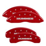 Set Of 4 Caliper Covers Engraved Front And Rear Hummer 2003-2009 Hummer H2 MGP Caliper Covers - Image 2