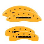 Set Of 4 Caliper Covers Engraved Front And Rear Hummer 2003-2009 Hummer H2 MGP Caliper Covers - Image 3