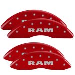 ⁦Set Of 4 Caliper Covers Engraved Front And Rear Ram 2011-2018 RAM 2500 MGP Caliper Covers⁩ - الصورة ⁦2⁩