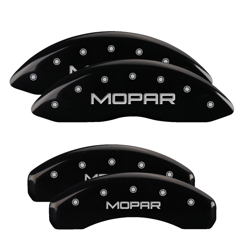 55005SMOPBK-FDLQ Set Of 4 Caliper Covers Engraved Front And Rear Mopar 2020-2021 RAM 1500 MGP Caliper Covers - Image 1