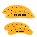 Set Of 4 Caliper Covers Engraved Front And Rear Ram 2020-2021 RAM 1500 MGP Caliper Covers - Image 3
