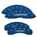 ⁦Set Of 4 Caliper Covers Engraved Front And Rear Mopar 2019-2024 RAM 1500 MGP Caliper Covers⁩ - الصورة ⁦2⁩
