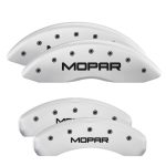 ⁦Set Of 4 Caliper Covers Engraved Front And Rear Mopar 2019-2024 RAM 1500 MGP Caliper Covers⁩ - الصورة ⁦4⁩