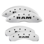 Set Of 4 Caliper Covers Engraved Front And Rear Ram 2019-2024 RAM 1500 MGP Caliper Covers - Image 4
