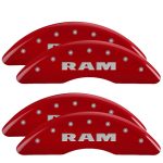 ⁦Set Of 4 Caliper Covers Engraved Front And Rear Ram 2024-2024 RAM 2500 MGP Caliper Covers⁩ - الصورة ⁦2⁩