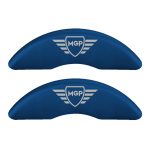 ⁦Set Of 4 Caliper Covers Engraved Front And Rear MGP 2020-2023 Tesla Motors Y MGP Caliper Covers⁩ - الصورة ⁦2⁩