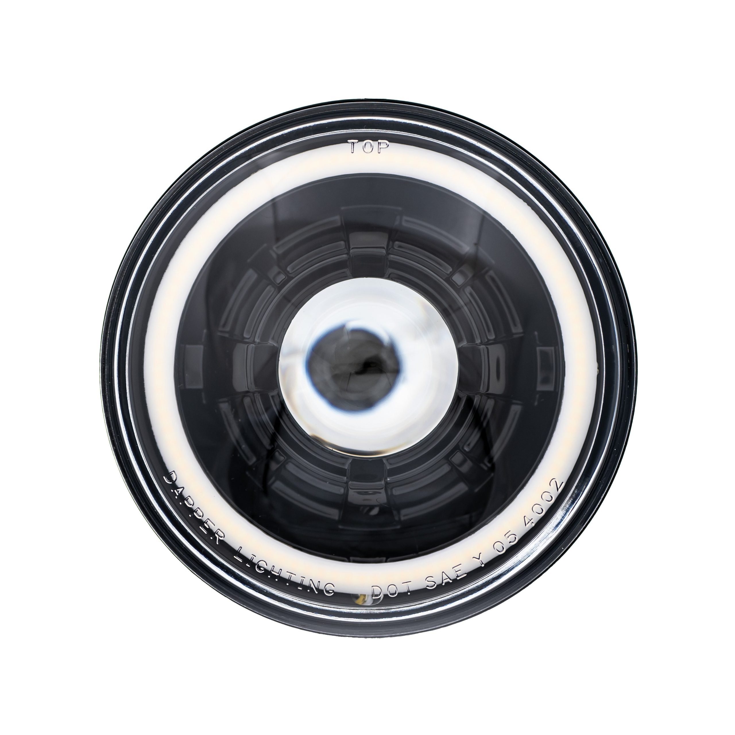 575-30W-HDRSWB-B-C-D-KLCK High/Low Beam Black 30W LED 5.75 Inch with HDR Switchback Halo Dapper Lighting - Image 1