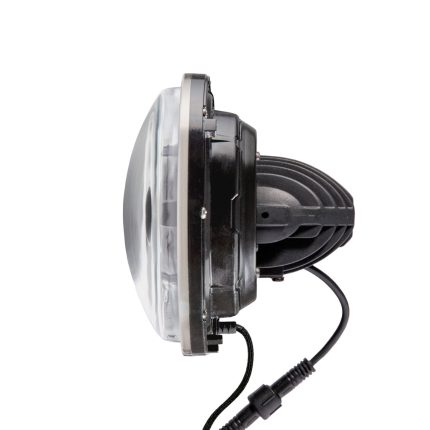 High/Low Beam Black 30W LED 575 with HDR Smoked Switchback Halo Dapper Lighting