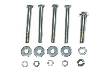 Jeep Frame Side Track Bar Reinforcement Bracket Hardware Kit Yeti XD For 07-18 Wrangler JK Steer Smarts