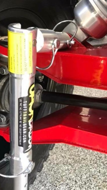 UTV Jack Can Am X3 DS 12mm x 2 Front 64 x 2 Rear With Roll Bar Mounts Aluminum JackDaddy Tuff Trail Gear