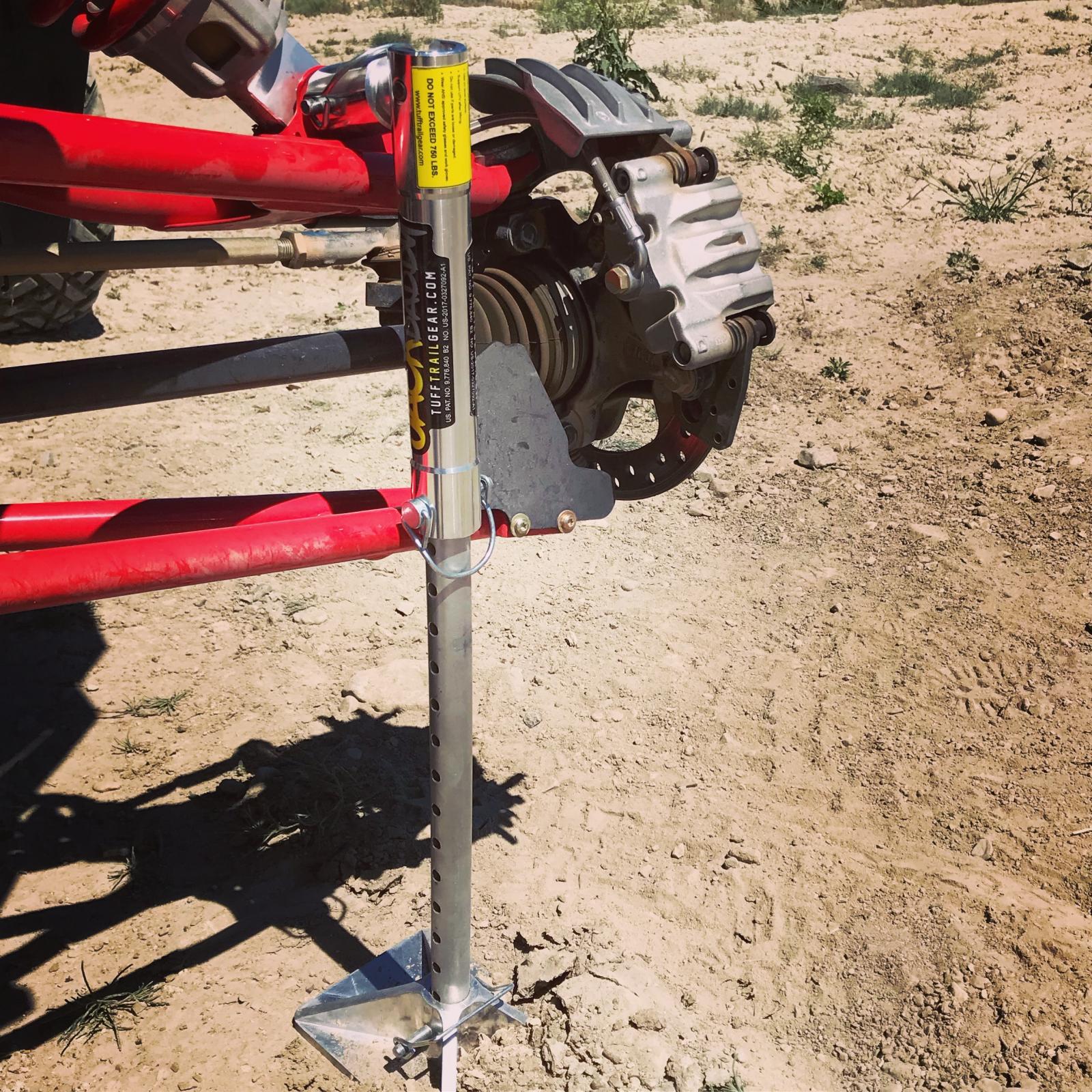 8205_2-HPMB UTV Jack Can Am X3 DS 12mm x 2 Front 64 x 2 Rear W/O Roll Bar Mounts Aluminum JackDaddy Tuff Trail Gear - Image 1
