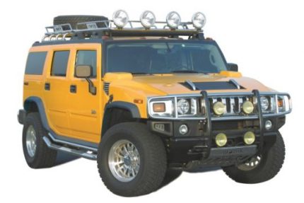 2003-2009 Hummer H2 Sport Fender Flares Edge Style by Street Scene