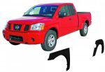 ⁦2004-2010 Nissan Armada, Pathfinder, Titan Sport Fender Flares w/o Tool Box by Street Scene⁩ - الصورة ⁦5⁩